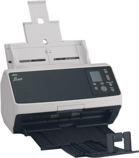 Ricoh fi-8170 Dokumentenscanner A4 mit Duplex-Scan, 70 Seiten/Min., USB 3.2 und LAN, Schwarz/Grau - Bild 1