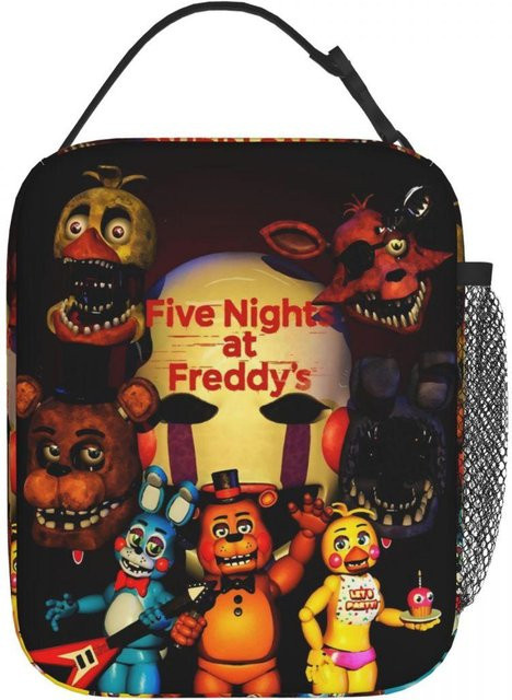 Isolierte Lunchbox von Fancy Style Studio mit FNAF At Freddys Motiv in Mehrfarbig - Bild 1
