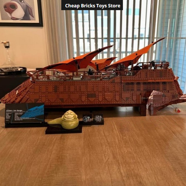 Potdemiel Star Wars Jabba Segelbarke, Baustein-Display-Modell, 3.942 Teile - Bild 1