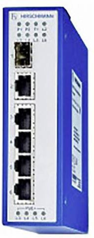 Hirschmann 942 274-002 SPIDER-SL-44-05T1999999TY9HHHH Industrial Ethernet Switch in Blau mit 1 GBE LAN Anschluss - Bild 1