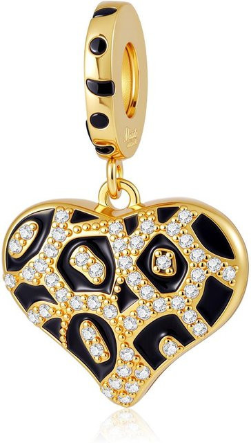 YIRAN Jewelry Anhänger Perlen Charm, 18K Gold Plated, Kupfer, Damen - Bild 1