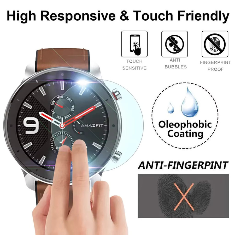 Amazfit GTR Screen Protector Glas, transparent - Bild 5