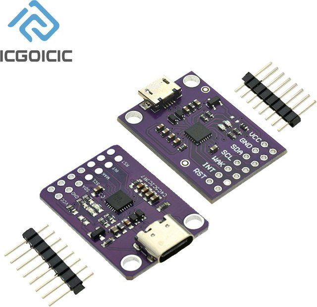 Cp2112 TPYC-C Micro-USB Debugging Board für USB zu I2C Kommunikation in Violett - Bild 1