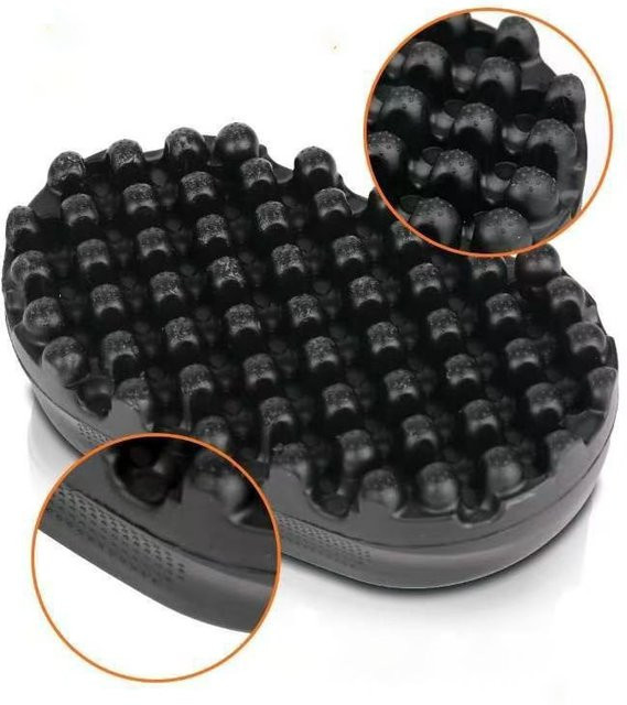 Silikon-Haarbürste für lockiges Haar, Schwarz, Unisex - Bild 1