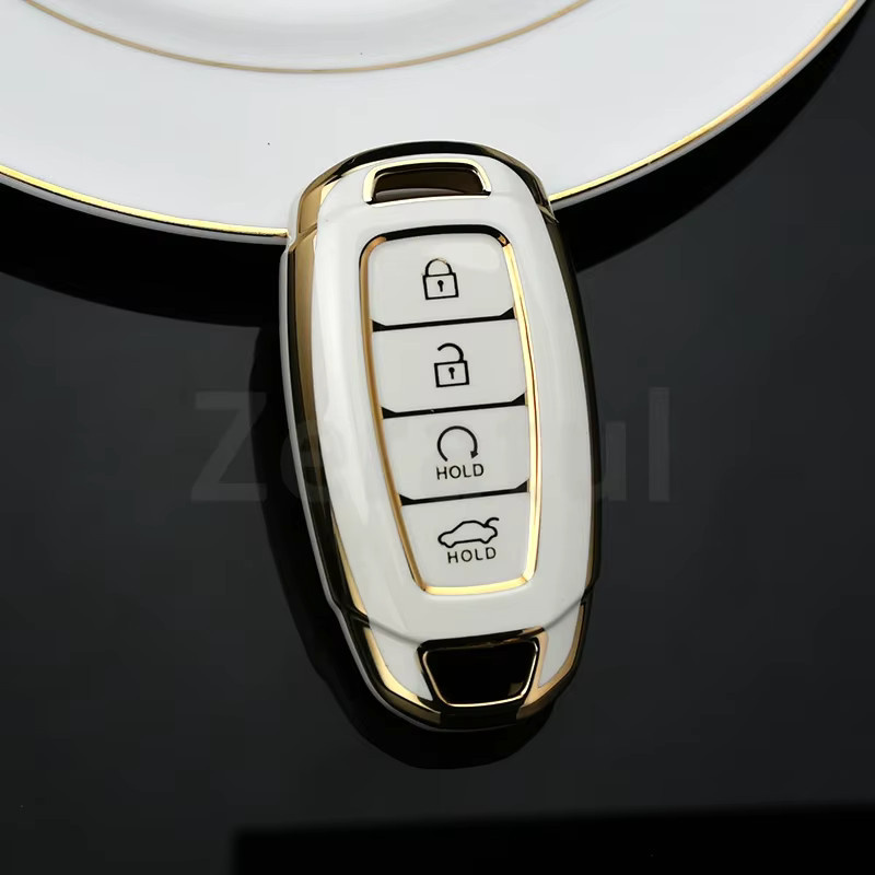 Zeratul TPU Auto Schlüsselhülle für Hyundai Elantra Grandeur Accent Solaris Sonata Palisade Kona Creta I20 I30 IX35 IX25 - Bild 4