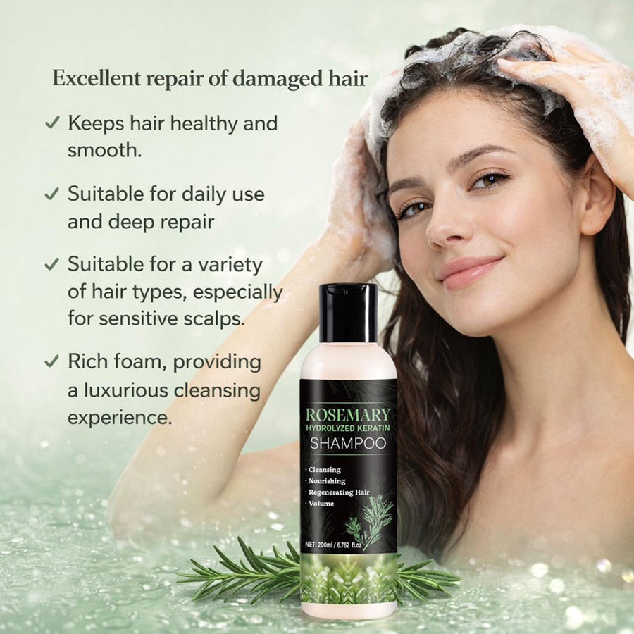 Sinight Bio Rosmarin Haarshampoo mit Keratin, 200 ml, Unisex - Bild 5