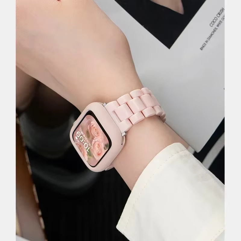 JBAILI Uhrenarmband Edelstahl, Keramik, Damen - Bild 2