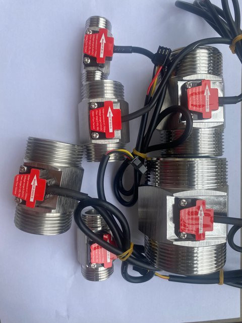 LOUCHEN ZM Edelstahl Hall Flow Sensor Durchflussmesser zur Flüssigkeitssteuerung in Silber - Bild 1