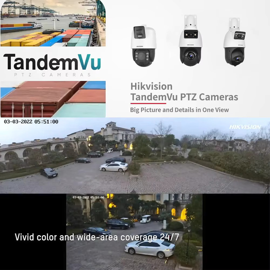 Hikvision TandemVu PTZ-Kamera DS-2SE4C425MWG-E/26(F0) in Weiß mit 6+4MP Auflösung, 25X Zoom und IR-Panorama zur Videoüberwachung - Bild 2