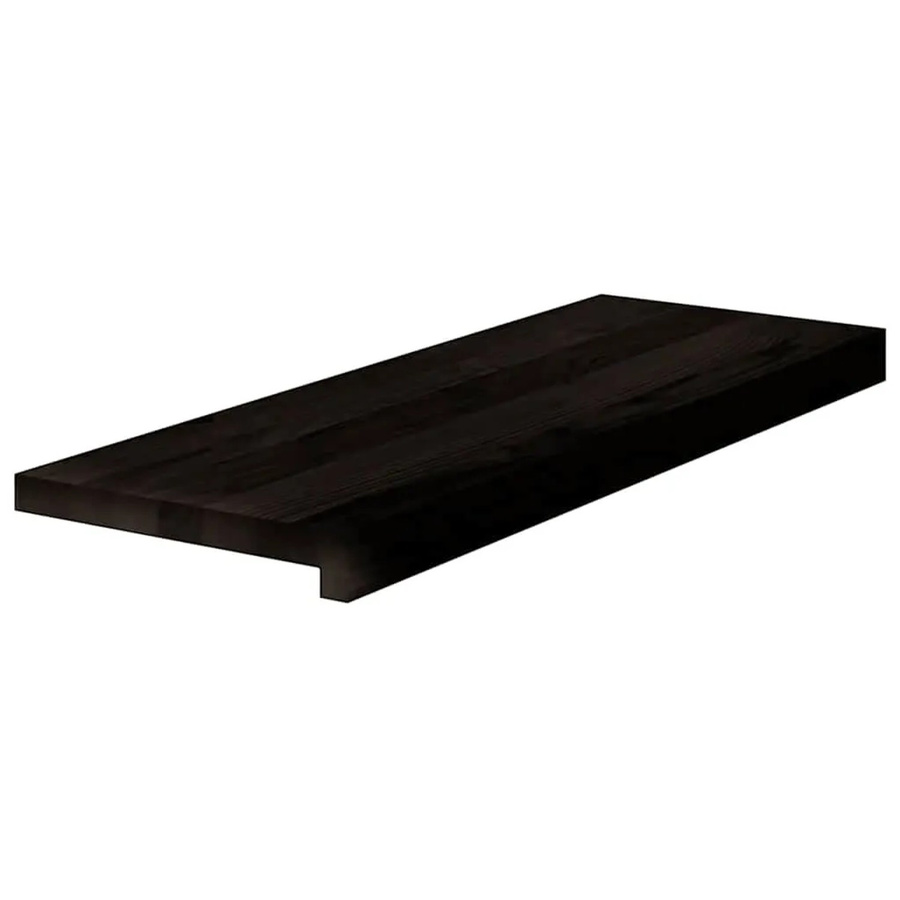vidaXL Treppenstufen aus Massivholz Eiche, 12 Stück, Dunkelbraun, B: 70 cm, T: 25 cm, H: 2 cm - Bild 2
