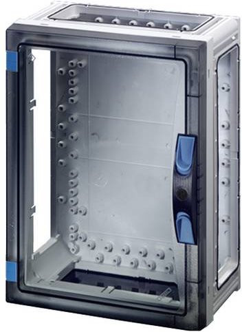 Hensel FP 0240 Verteilergehäuse aus Kunststoff in Grau und Transparent, Wandmontage, B/T/H: 27,0 x 36,0 x 18,6 cm - Bild 1