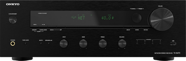 Sony Netzwerk-HiFi-Receiver TX-8470 in Schwarz mit Wi-Fi, Bluetooth, HDMI, USB-A und optischem Anschluss - Bild 1