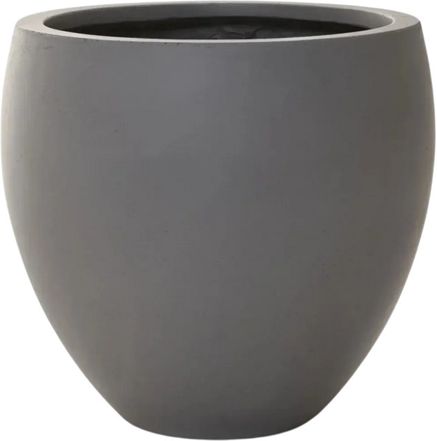 Pflanztopf Zorana von artplants, grau, Beton-Optik, rund, B/T/H: 30 x 30 x 30 cm - Bild 1