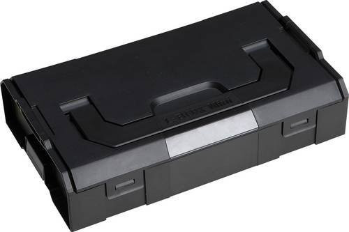 Sortimo L-BOXX Mini Werkzeugkasten unbestückt aus Kunststoff in Schwarz B: 26,0 cm, T: 15,6 cm, H: 6,3 cm - Bild 1