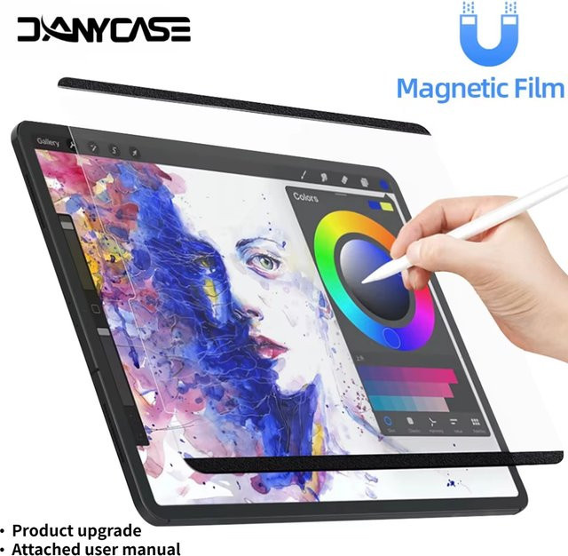 Magnetische Schutzfolie für Apple iPad Pro, Air und Mini Generationen in Transparent - Bild 1