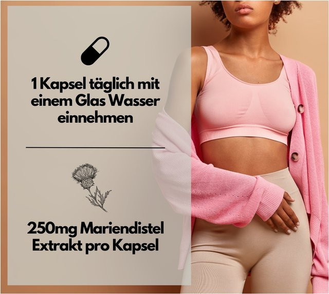 EXVital Mariendistel Komplex Kapseln mit Artischocke & Löwenzahn, 180 Kapseln - Bild 1