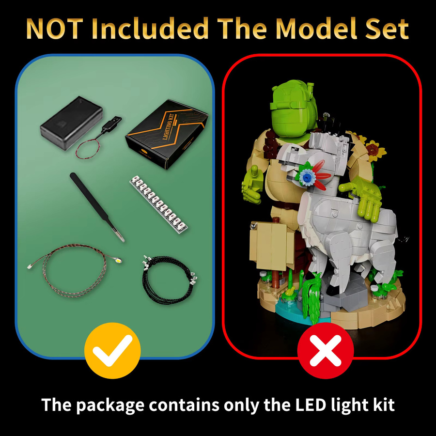 BRIXSPARK LED-Lichtset für Lego 72423, USB DIY-Lichtset, Bausteine-Zubehör - Bild 4