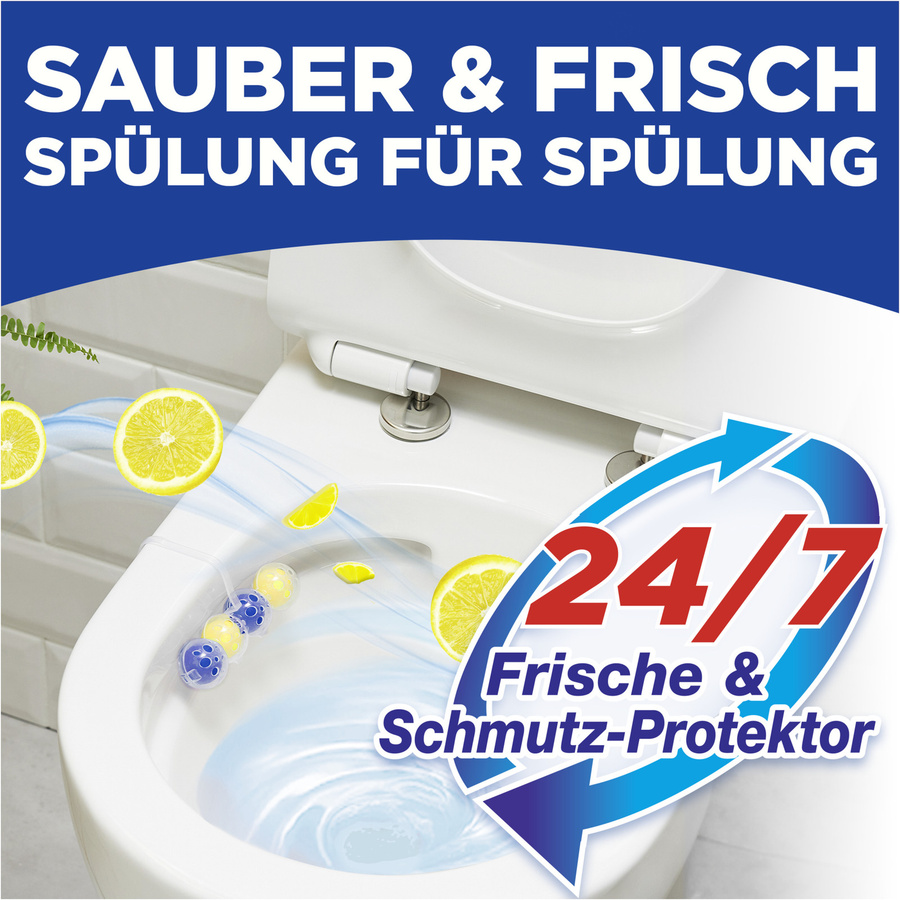 WC frisch WC-Duftspüler Kraft Aktiv Lemon von Henkel, Gelb - Bild 2
