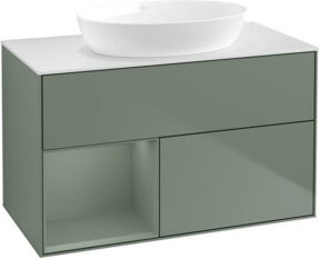 V&B Waschtischunterschrank Finion 100 in Lackausführung, B/T/H: 100 x 50,1 x 50,1 cm - Bild 1
