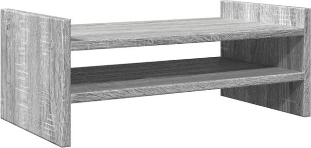 vidaXL Monitorständer aus Holzwerkstoff in Grau Sonoma, B/T/H: 50 x 27 x 20 cm - Bild 1