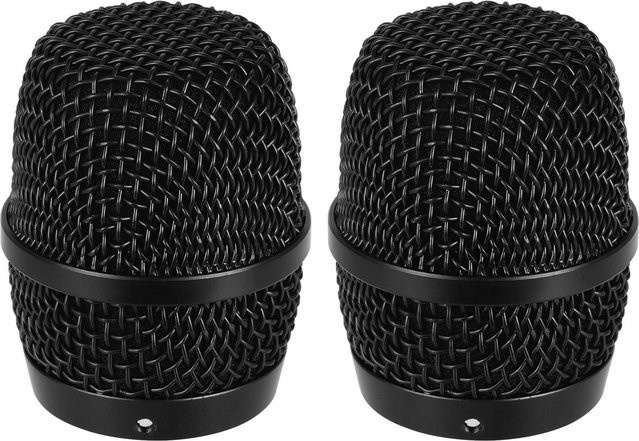 Andoer Metall-Mikrofon-Netzgitter-Ersatz mit Innenschaum-Windschutzscheiben-Pop-Filter, 2er-Pack, Schwarz - Bild 1