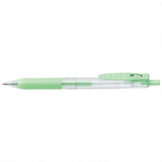 ZEBRA Sarasa Gel-Stift mit Clip, 0,5 mm, Farbe: Grün - Bild 1