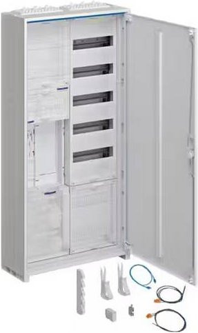 Hager ZB32SET16LK Komplettschrank Verteilerkasten in Weiß B/H/T: 55,0 x 110,0 x 20,5 cm - Bild 1