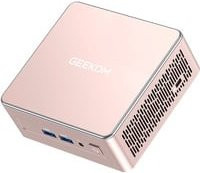 GEEKOM Mini-PC A5 mit AMD Prozessor, 16 GB RAM, 512 GB SSD, Windows, HDMI, Ethernet/LAN und Wi-Fi in Beige oder Pink - Bild 1