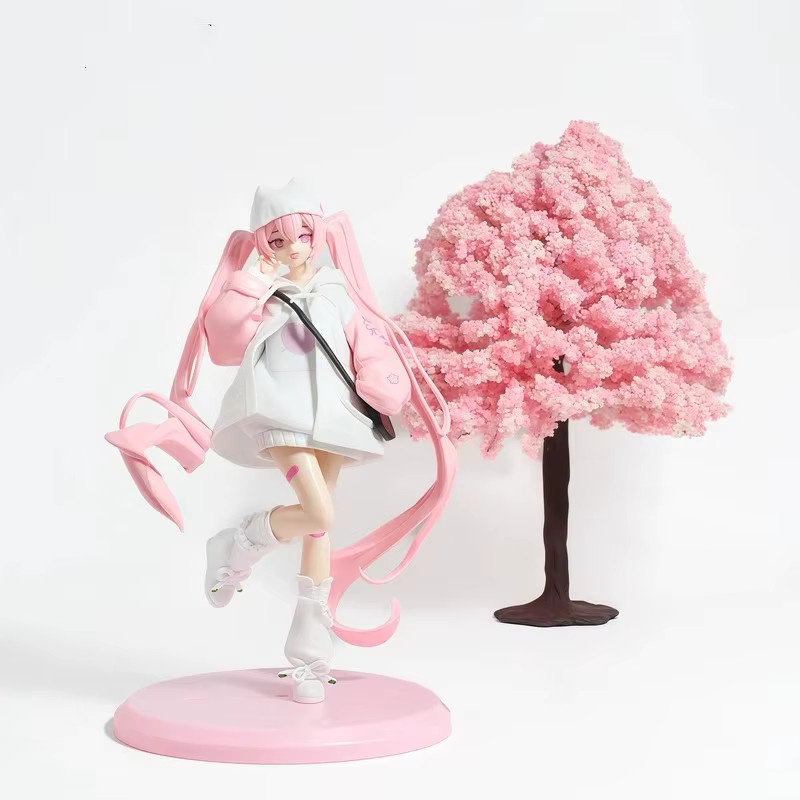Bandai Hatsune Miku Hoodie-Figur, Rosa, Kunststoff - Bild 2