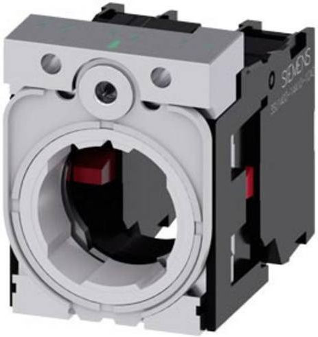 Siemens 3SU1550-1AA10-1PA0 Halter für 3 Module mit 2 Öffnern in Grau - Bild 1