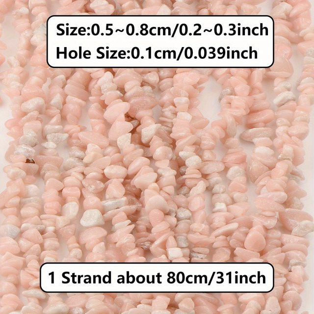 NASSBORO Perlen, Rosa, Opal, 5-8mm - Bild 1