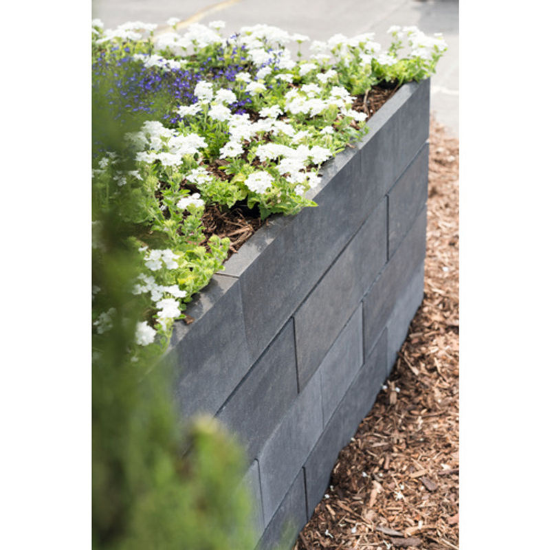 Diephaus Schalungsstein CONO aus Beton in Grau und Beige, B/H/L: 24 x 25 x 50 cm - Bild 3