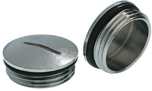 LAPP SKINDICHT BL-M 12x1,5 Blindstopfen mit O-Ring aus Messing in Silber, 100 Stück - Bild 1