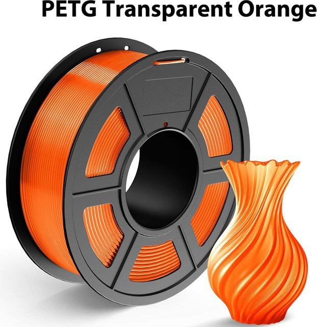 3D Maliang PETG Filament Transparentes Orange für FDM 3D-Drucker 1,75mm - Bild 1