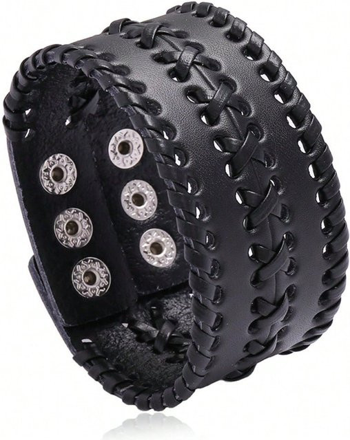 MTMA Armband, handgewebt, schwarz, Unisex - Bild 1