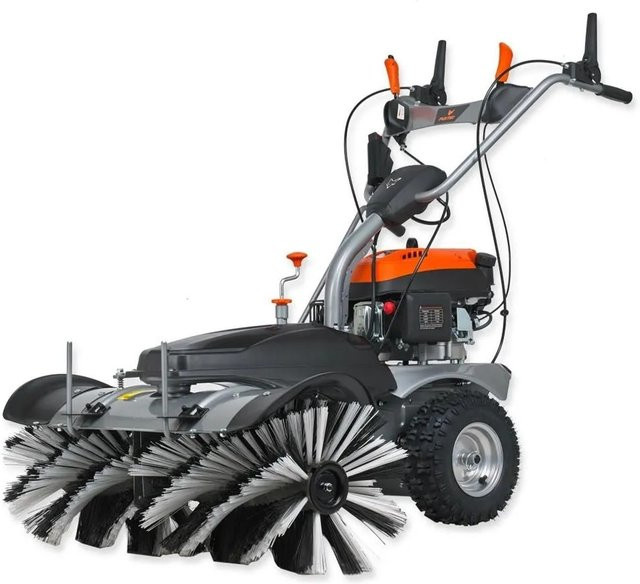 FUXTEC Benzin-Kehrmaschine FX-KM1196 in Orange mit 100 cm Arbeitsbreite und 3,0 PS - Bild 1
