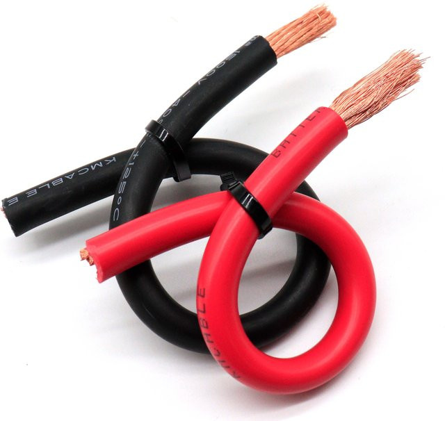 H07V-K Batteriekabel aus 99,9% OFC Kupfer mit PVC-Isolierung in Rot und Schwarz für Solar, Auto, Wechselrichter und Marine - Bild 1