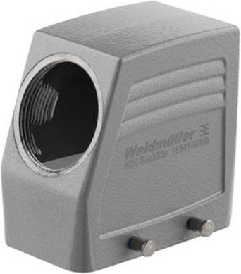 Weidmüller Steckergehäuse HDC 24D TSBU 1M32G in Grau aus Edelstahl - Bild 1