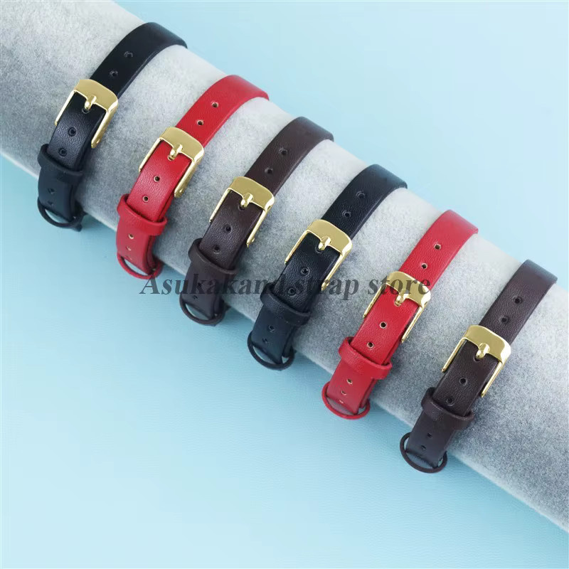 asukaband Uhrenarmband Leder, schwarz, Unisex - Bild 2