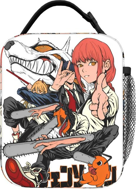 Isolierte Lunchtasche Chainsaw Man von Fancy Style Studio in Multicolour - Bild 1