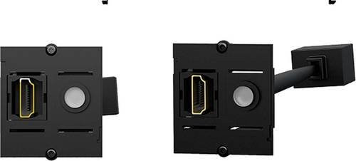 Bachmann 903205 19 Zoll Installationszubehör mit HDMI in Schwarz - Bild 1