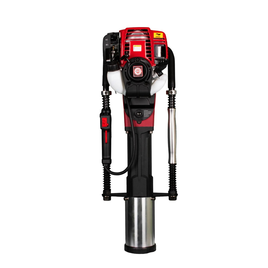 HOLLMAX Motor-Pfahlramme HM100 in Rot mit 37 ccm 4-Takt Motor für Durchmesser bis zu 100 mm - Bild 2