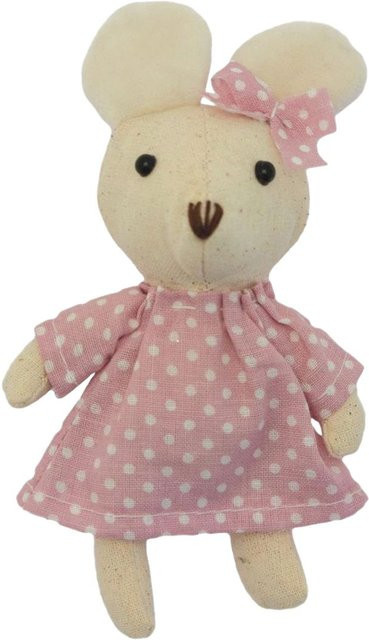 stafil Miniatur-Maus Mädchen Rosa gepunktet - Bild 1
