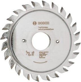 Bosch Vorritzsägeblatt Top Precision für beschichtete Paneele, silber, Durchmesser: 100 mm, Bohrung: 22 mm, Schnittbreite: 2,8 - 3,6 mm - Bild 1