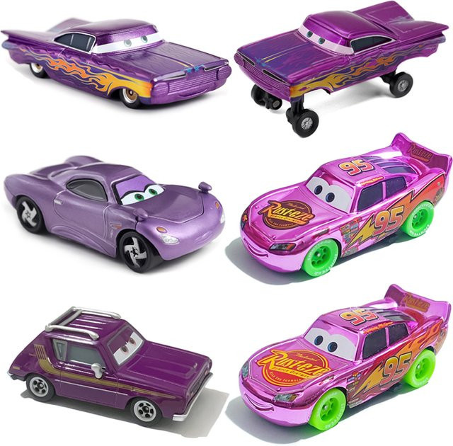 TAKARA TOMY Disney Pixar Cars Ramone, Modellauto, 1:55, lila, pink - Bild 1