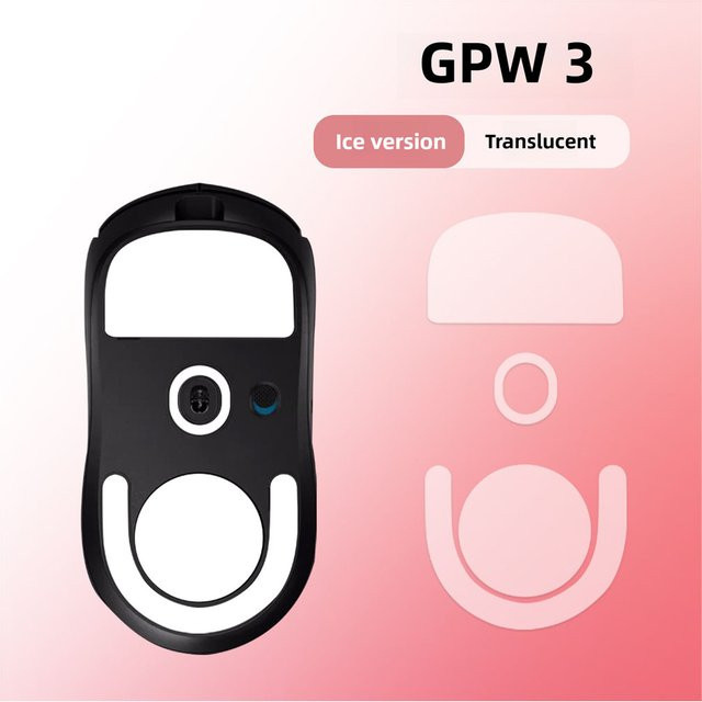 GPW 3.0 Mausschlittschuhe für Logitech G Pro X Superlight 2 kabellose Gaming-Maus mit PTFE und abgerundeten Kanten für geringe Reibung und optimales Gleiten - Bild 1