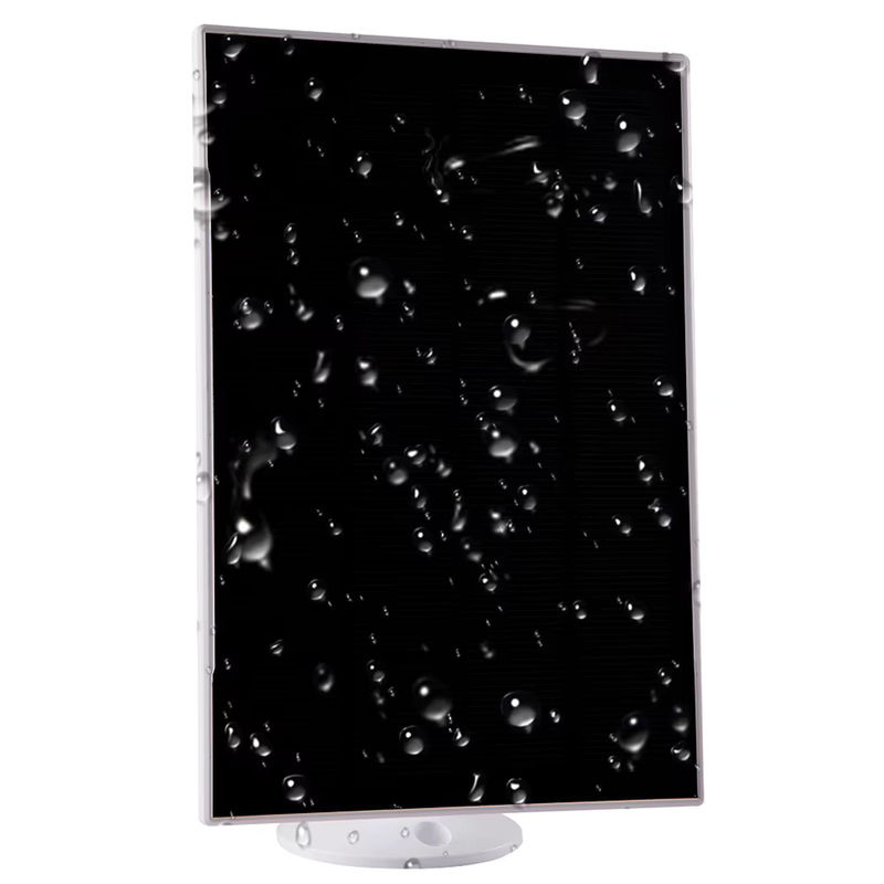 ALLOYSEED Solarpanel-Ladegerät 3W 6V mit 360 Grad verstellbarer Wandhalterung und 3 Meter Ladekabel in Schwarz für Ring Eufy Blink Arlo Kameras - Bild 4