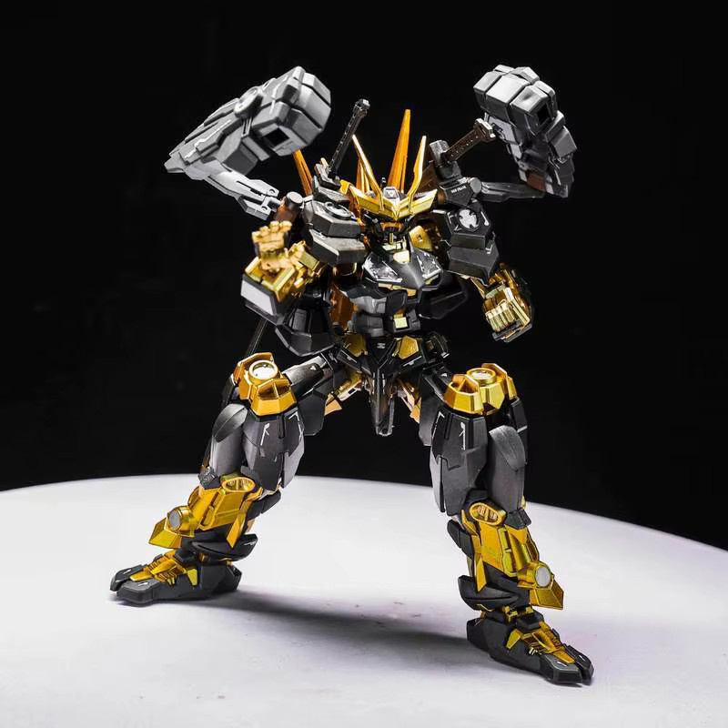 Bandai HG 1/144 Black Sengoku Astray King Four Swords & Double Sheath, Robotermodell-Bausatz, Schwarz - Bild 2