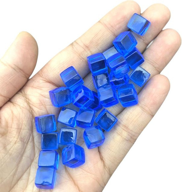 Binchi Outdoor Product Würfel, 100-teiliges Set, Blau, Kunststoff - Bild 1