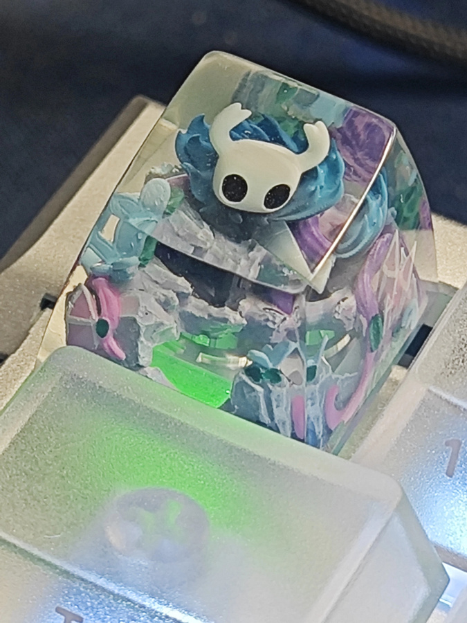 VGN The Hollow Knight Tastenkappe aus Kunstharz, transparent, ESC-Taste für mechanische Tastaturen - Bild 4